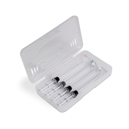 Tip storage case and travel plug