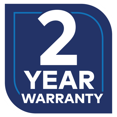 2-year limited warranty